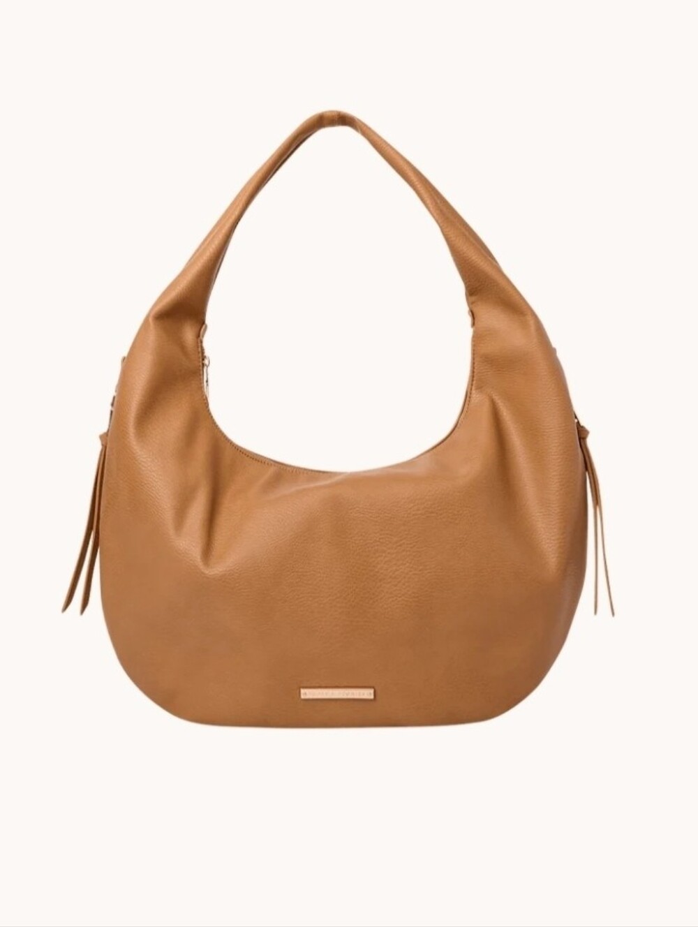 BNWT Poppy & Peonies HOLD All Hobo – Camel Vegan Leather